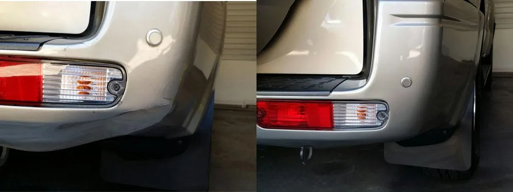 Car paint repair before and after, Dent & Scratch Direct