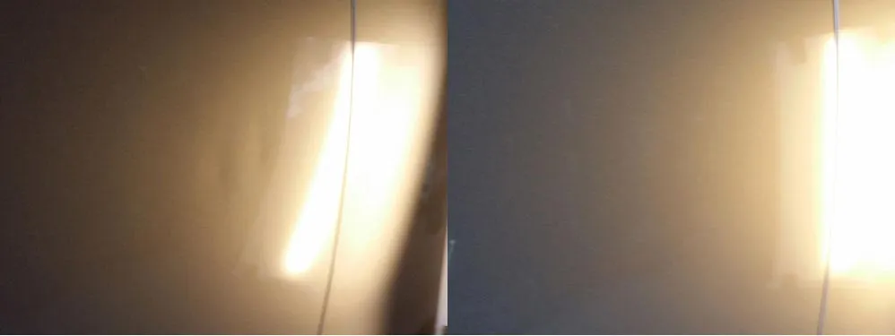 Paintless dent repair before and after, Dent & Scratch Direct