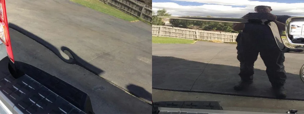 Paintless dent repair before and after, Dent & Scratch Direct